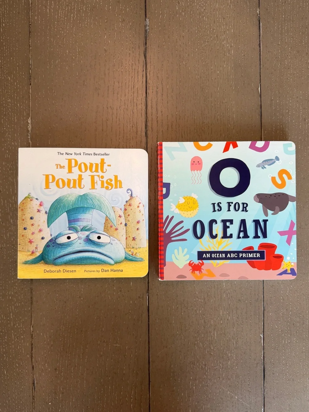The Pout-Pout Fish & O is for Ocean ABCs Book • Children’s Board Books Bundle